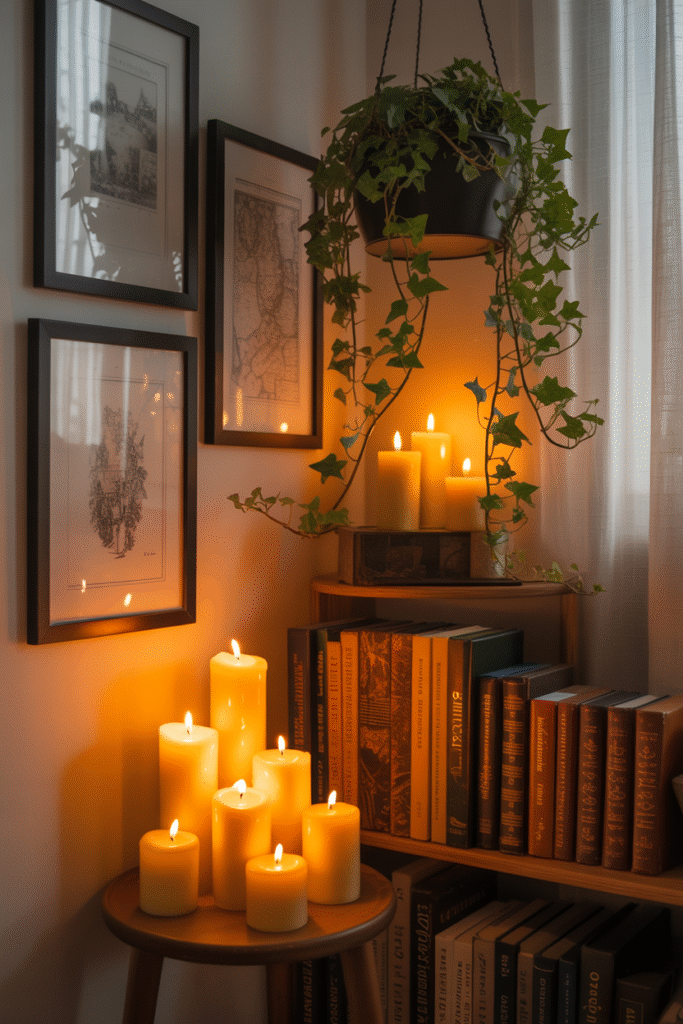 photograph of cozy lights