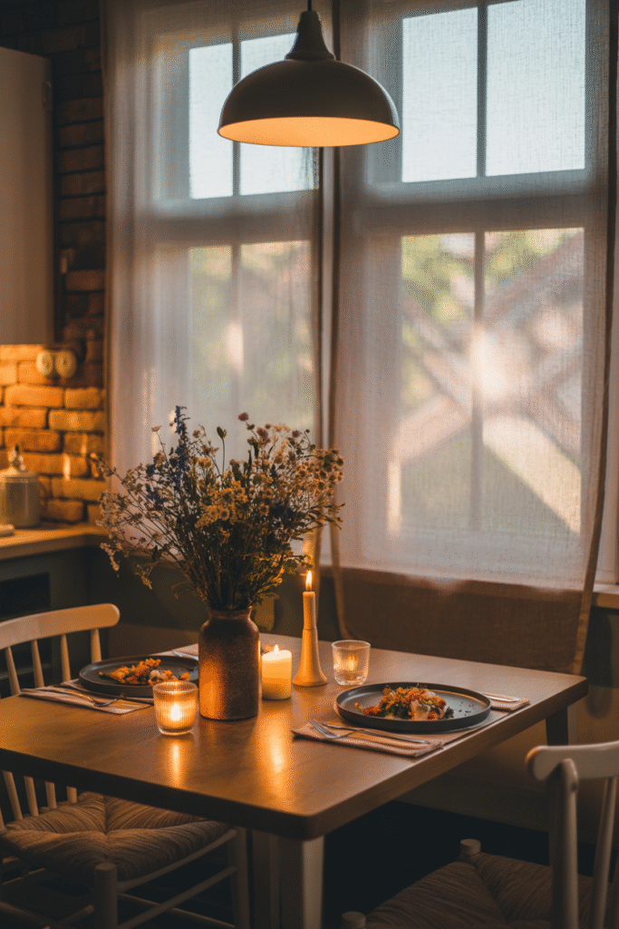 cozy kitchen dining photograph